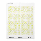 Queens Lady Etiket (Full Sheet)