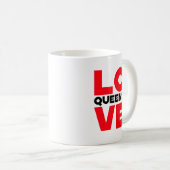 Queens Love Coffee Mok (Voorkant rechts)