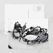 Queens Mask Briefkaart (Voorkant / Achterkant)