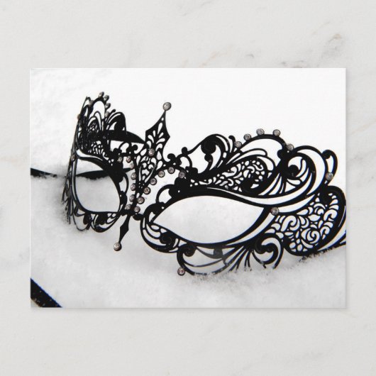 Queens Mask Briefkaart (Voorkant)