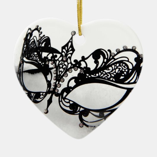 Queens Mask Keramisch Ornament (Voorkant)