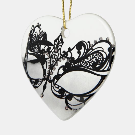 Queens Mask Keramisch Ornament (Links)