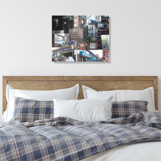 Queens Medical Homes Canvas Afdruk (Insitu (Slaapkamer))