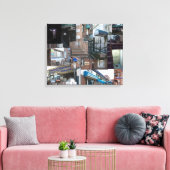 Queens Medical Homes Canvas Afdruk (Insitu (Woonkamer))