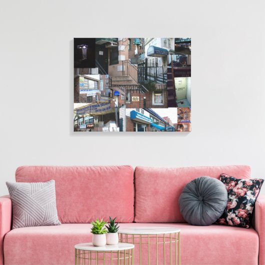 Queens Medical Homes Canvas Afdruk (Insitu (Woonkamer))