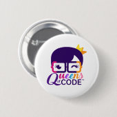 Queens met de knop Code Ronde Button 5,7 Cm (Voorkant /achterkant)