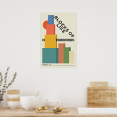 Queens Modernistische Stadsposter Poster (Keuken)