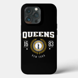 Queens New York 1683 White Case-Mate iPhone Case