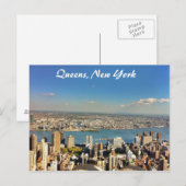 Queens, New York Briefkaart (Voorkant / Achterkant)