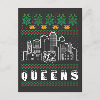 Queens New York Lelijke Kerstmis Briefkaart