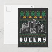 Queens New York Lelijke Kerstmis Briefkaart (Voorkant / Achterkant)