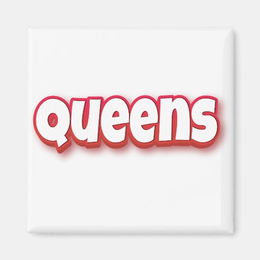 Queens New York Magneet (Voorkant)