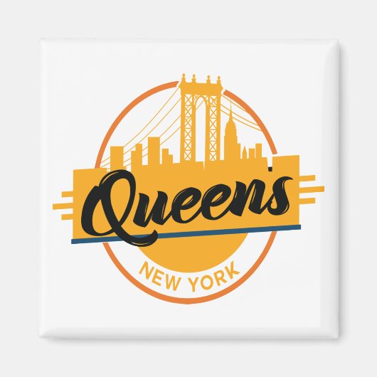 Queens New York Magneet (Voorkant)
