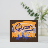 Queens New York Postcard Briefkaart (Staand voorkant)
