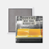 Queens New York verhoogde me fotografie Magneet (Voorkant / Achterkant)