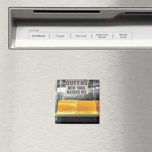 Queens New York verhoogde me fotografie Magneet (Insitu (Vaatwasser))