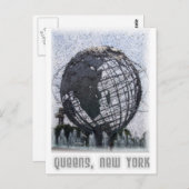 Queens, NY Briefkaart (Voorkant / Achterkant)