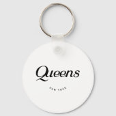 Queens NY Sleutelhanger (Voorkant)