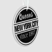 Queens NYC 1897 Ornament (voorkant)