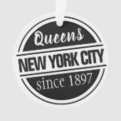 Queens NYC 1897 Ornament (voorkant)
