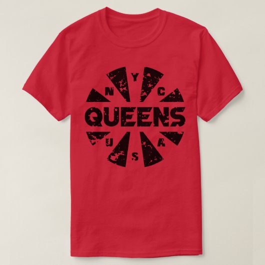 Queens NYC 4 T-shirt (Design voorkant)