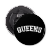 QUEENS, NYC BUTTON FLESOPENER (Voorkant)