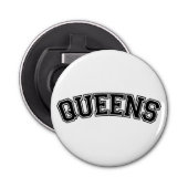 QUEENS, NYC BUTTON FLESOPENER (Voorkant)
