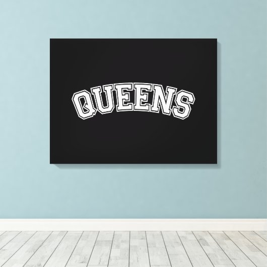 QUEENS, NYC CANVAS AFDRUK (Insitu (Houten vloer))