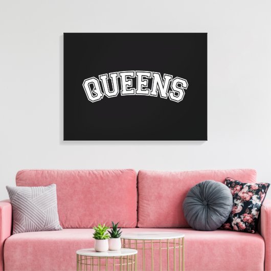 QUEENS, NYC CANVAS AFDRUK (Insitu (Woonkamer))
