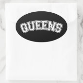 QUEENS, NYC OVALE STICKER (Tas)