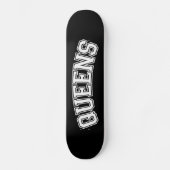 QUEENS, NYC PERSOONLIJK SKATEBOARD (Voorkant)