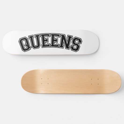 QUEENS, NYC PERSOONLIJK SKATEBOARD (Horizontaal)