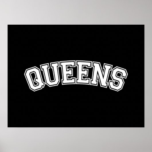 QUEENS, NYC POSTER (Voorkant)