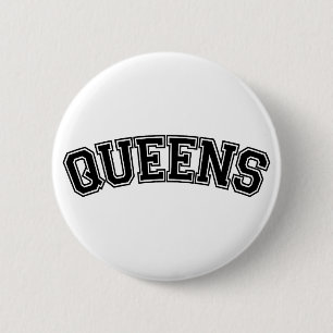 QUEENS, NYC RONDE BUTTON 5,7 CM