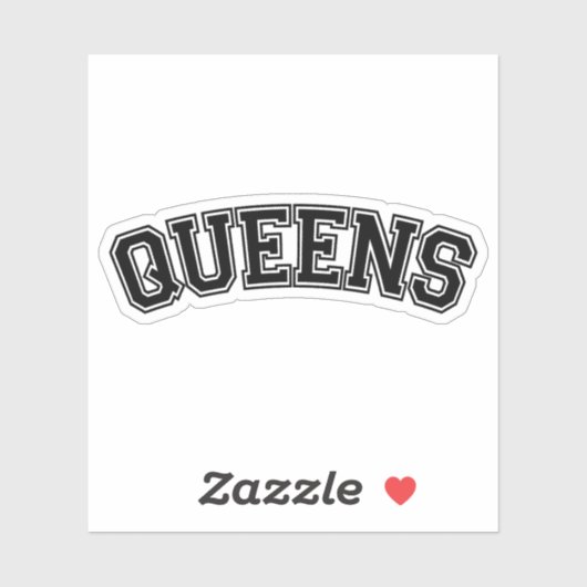 QUEENS, NYC STICKER (Vel)