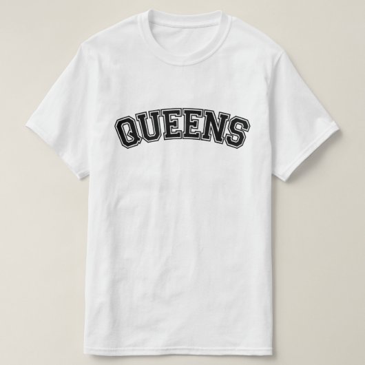 QUEENS, NYC T-SHIRT (Design voorkant)