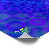 Queens Oasis. poster print fractal hot tub swirl (Hoek)