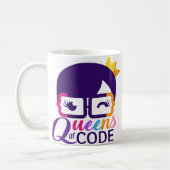 Queens of Code Mug Koffiemok (Links)