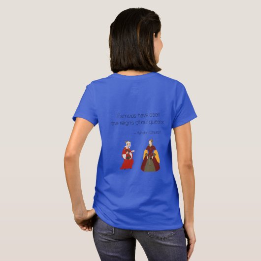 Queens of England T-Shirt (Achterkant volledig)