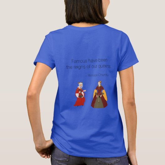 Queens of England T-Shirt (Achterkant)