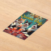 Queens only! acryl uitnodigingen (Laagn)