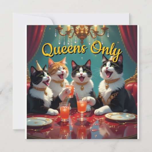 Queens only! kaart (Voorkant)