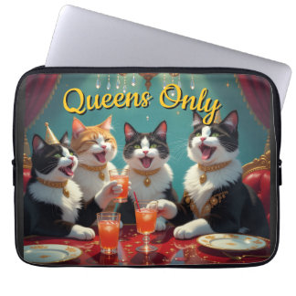 Queens only! laptop sleeve