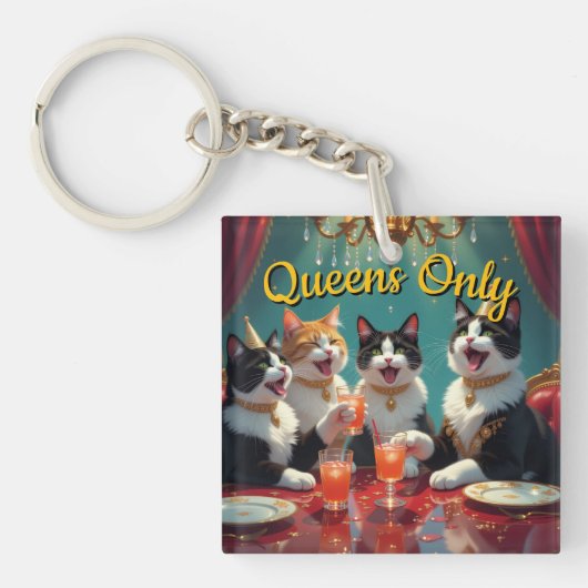 Queens only! sleutelhanger (voorkant)