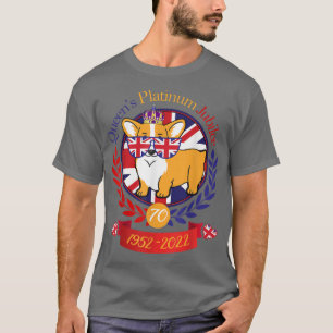 QUEENS PLATINUM JUBILEE 1952 2022 T-SHIRT