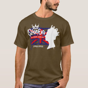 Queens Platinum Jubilee 2022 70 British Monarch Qu T-shirt