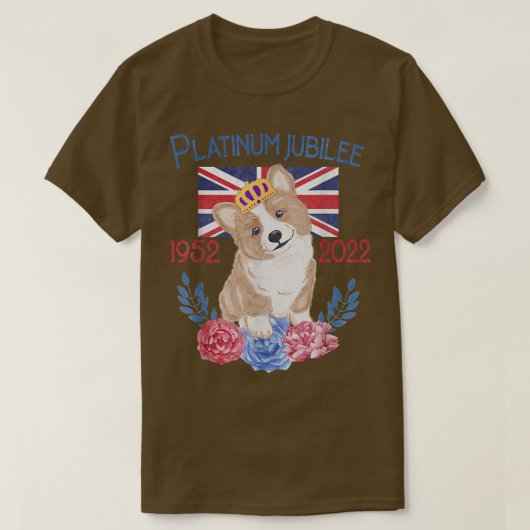 Queens Platinum Jubilee Celebration British Union T-shirt (Design voorkant)