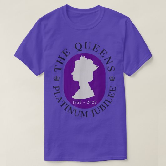 Queens Platinum Jubilee Celebration T-shirt (Design voorkant)