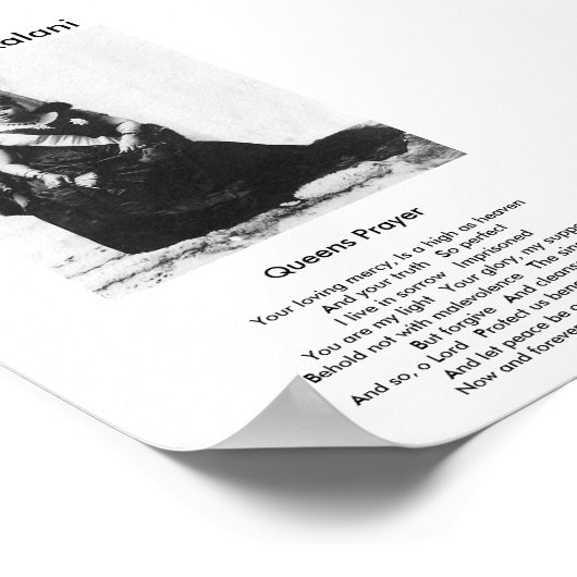 Queens Prayer Poster (Hoek)