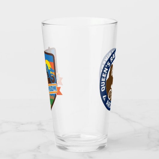 Queen's Ransom Pint Glass Glas (Rechts)